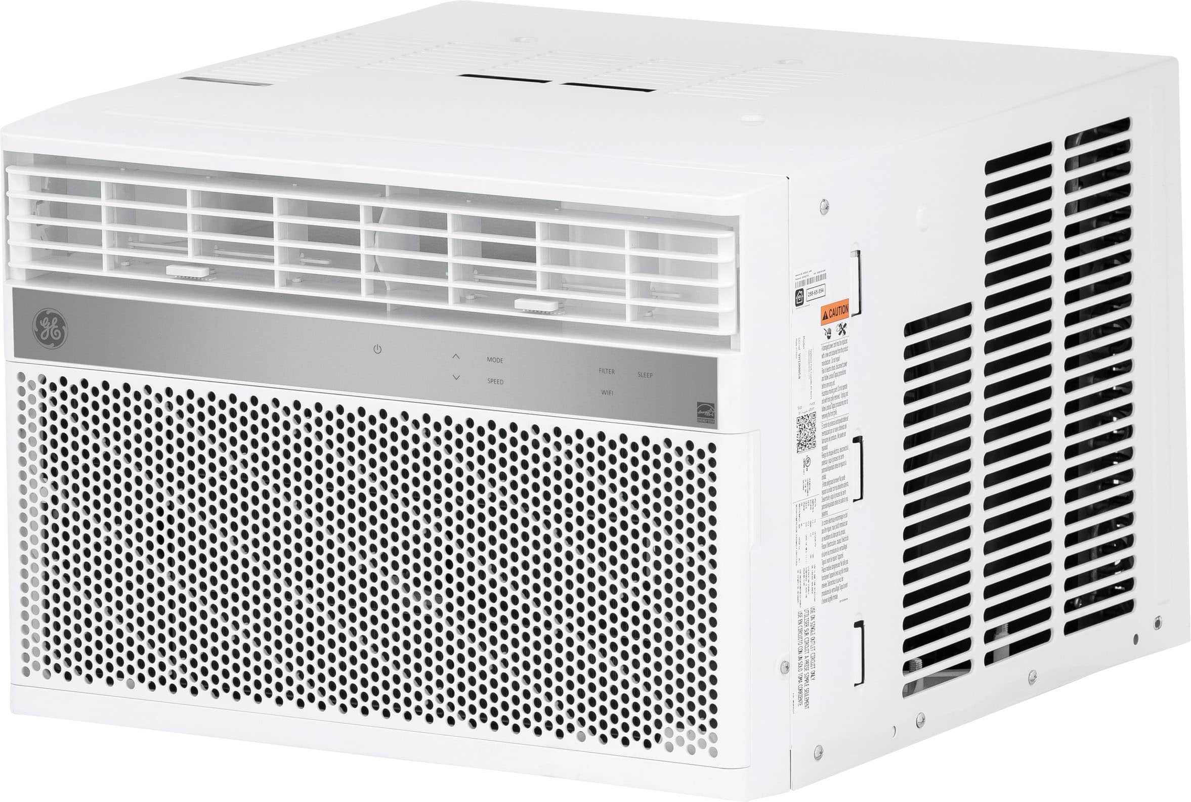 Alt View 28. GE - 700 Sq. Ft. 14,000 BTU Smart Window Air Conditioner with WiFi and Remote - White.