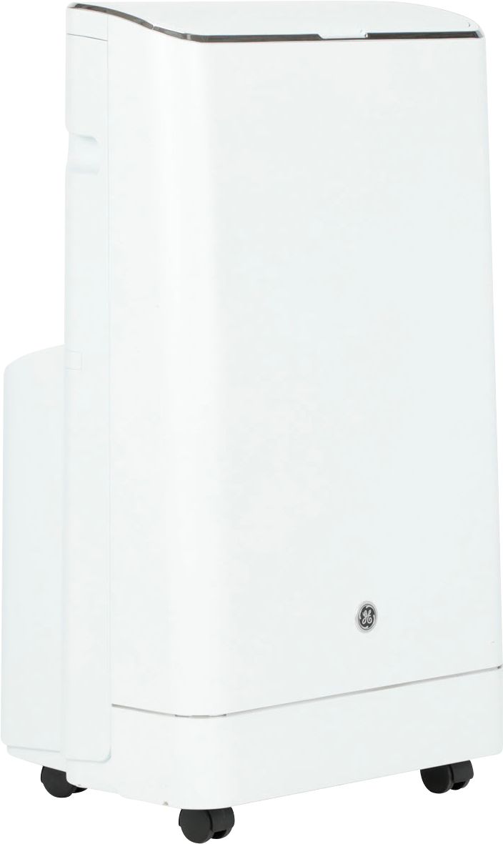 Angle View: GE - 50-Pint Portable Dehumidifier with 3 Fan Speeds - White