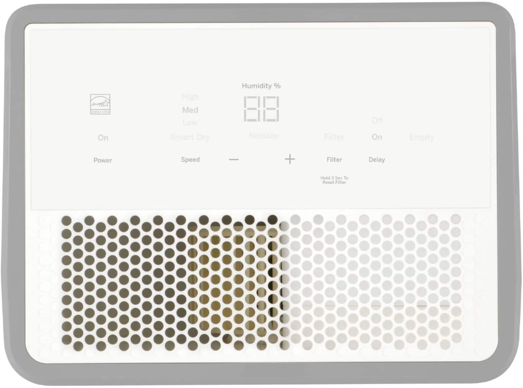 Alt View 16. GE - 35-Pint Portable Dehumidifier with Smart Dry - White.