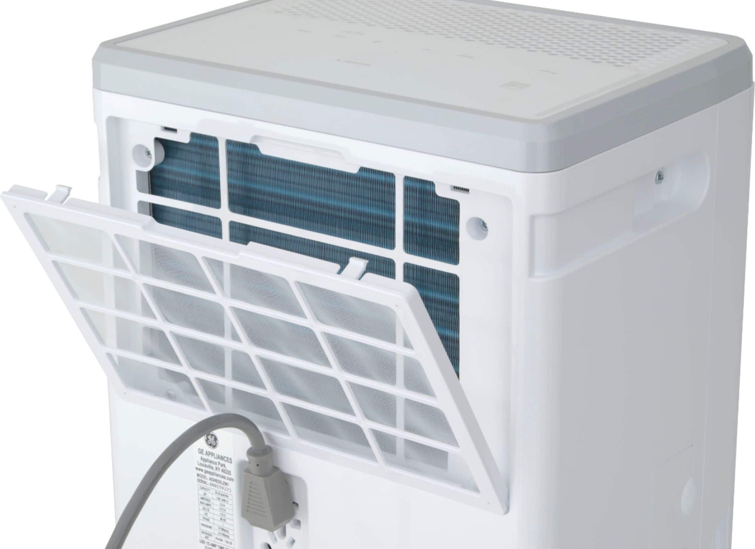 Alt View 18. GE - 35-Pint Portable Dehumidifier with Smart Dry - White.
