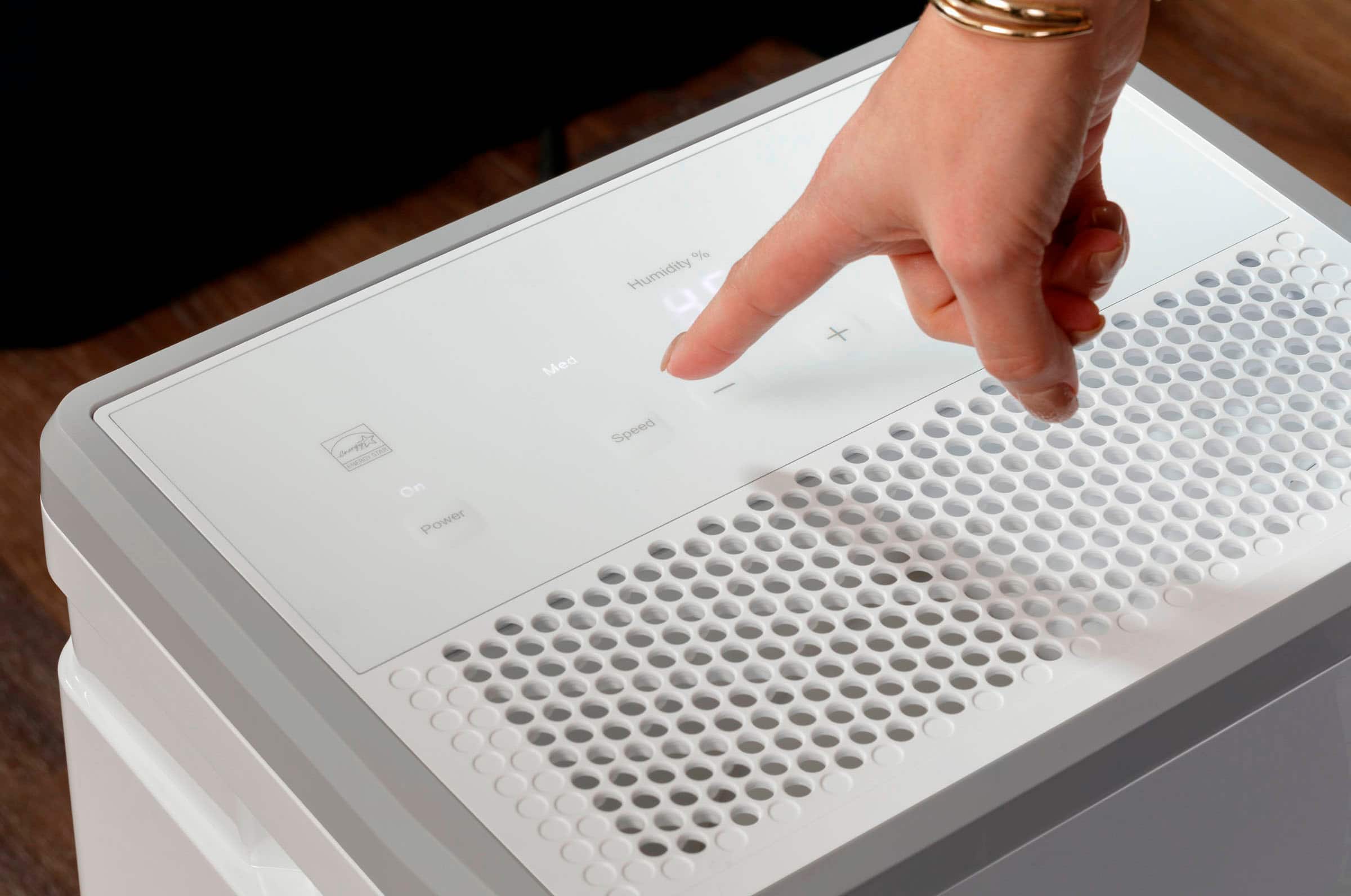 Alt View 15. GE - 35-Pint Portable Dehumidifier with Smart Dry - White.