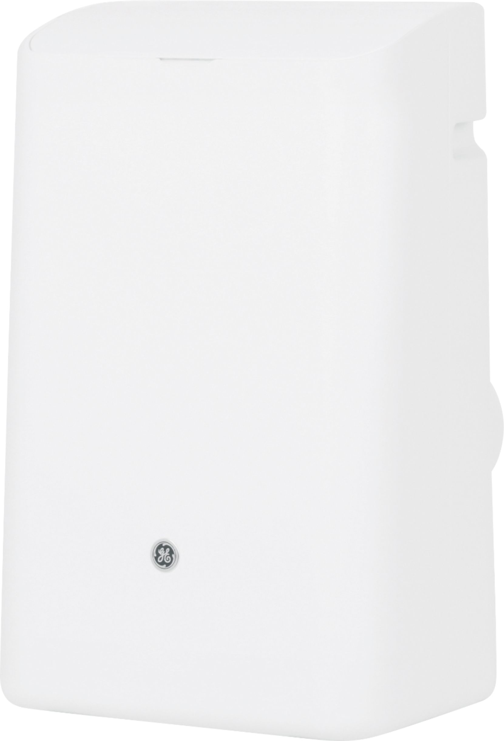 Left View: GE - 250 Sq. Ft. Portable Air Conditioner - White