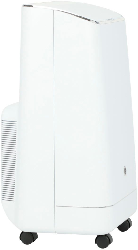Angle View: GE - 450 Sq. Ft. Smart Portable Air Conditioner - White