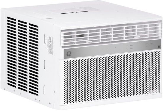 GE - 550 Sq. Ft. 12,000 BTU Smart Window Air Conditioner with WiFi and Remote - White