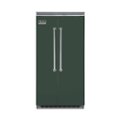 Front Zoom. Viking - Professional 5 Series Quiet Cool 25.3 Cu. Ft. Side-by-Side Built-In Refrigerator - Blackforest green.