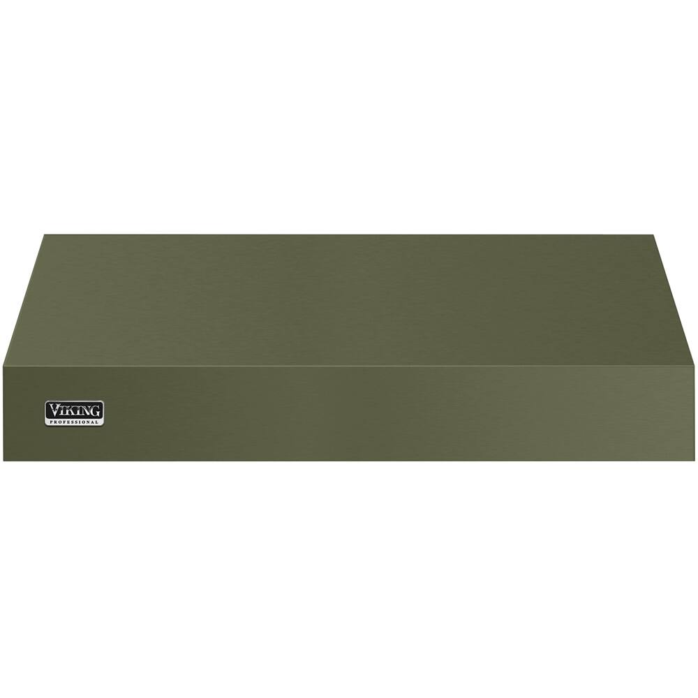 Front. Viking - Professional 5 Series 30" Convertible Range Hood - Cypress Green.