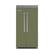 Front. Viking - Professional 5 Series Quiet Cool 25.3 Cu. Ft. Side-by-Side Built-In Refrigerator - Cypress Green.