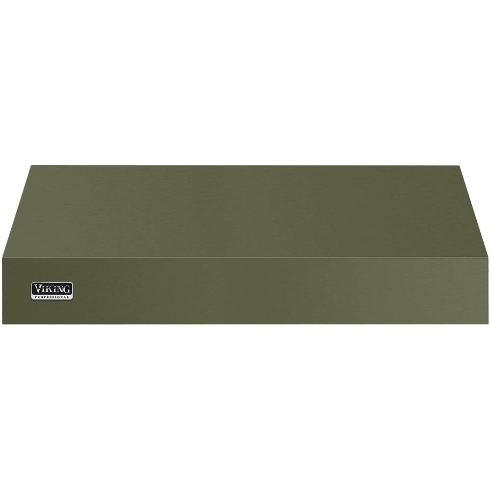 Front. Viking - Professional 5 Series 36" Convertible Range Hood - Cypress Green.