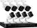 Front. Defender - 4K Security System 8-Channel, 8-Camera Indoor/Outdoor Wired 2160p 2TB DVR Surveillance System.