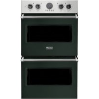 Viking - Professional 5 Series 30" Built-In Double Electric Convection Wall Oven - Blackforest Green - Front_Zoom