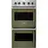 Front. Viking - Professional 5 Series 27" Built-In Double Electric Convection Wall Oven - Cypress Green.