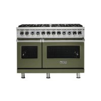 Viking - Professional 5 Series 7.3 Cu. Ft. Freestanding Double Oven Dual Fuel LP Gas Convection Range with Self-Cleaning - Cypress green - Front_Zoom