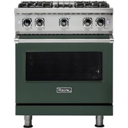 Viking - Professional 5 Series 4.0 Cu. Ft. Freestanding Gas Convection Range - Blackforest green - Front_Zoom