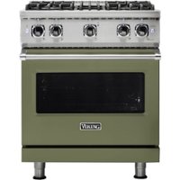Viking - Professional 5 Series 4.0 Cu. Ft. Freestanding Gas Convection Range - Cypress Green - Front_Zoom