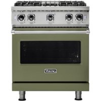 Viking - Professional 5 Series 4.0 Cu. Ft. Freestanding LP Gas Convection Range - Cypress Green - Front_Zoom