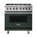 Front. Viking - VGR Freestanding 7-Series Gas 36"W Range - Blackforest Green.