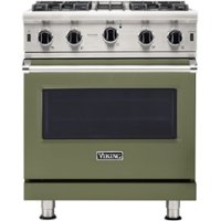 Viking - Professional 5 Series 4.0 Cu. Ft. Freestanding Gas Convection Range - Cypress green - Front_Zoom