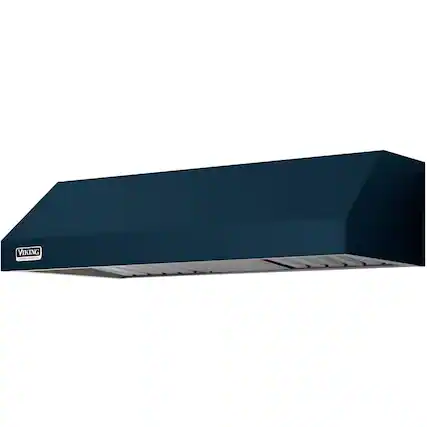 Front. Viking - Professional 36" Convertible Range Hood - Slate Blue.