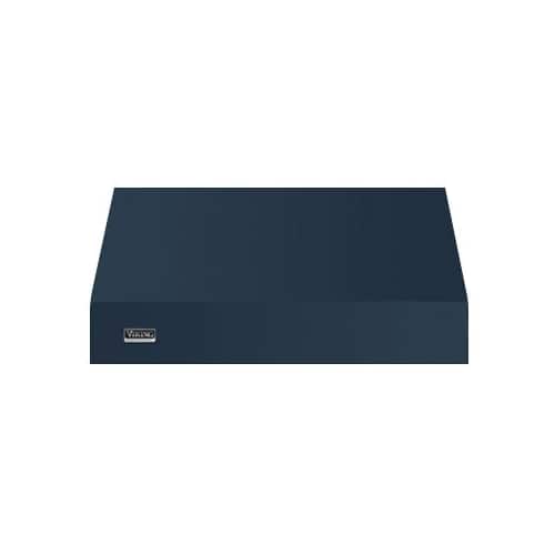 Front. Viking - Professional 5 Series 48" Externally Vented Range Hood - Slate Blue.