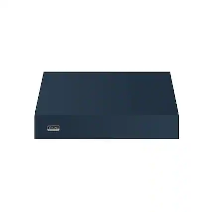 Front. Viking - Professional 5 Series 48" Externally Vented Range Hood - Slate Blue.