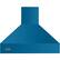 Front. Viking - Professional 5 Series 48" Externally Vented Range Hood - Alluvial Blue.
