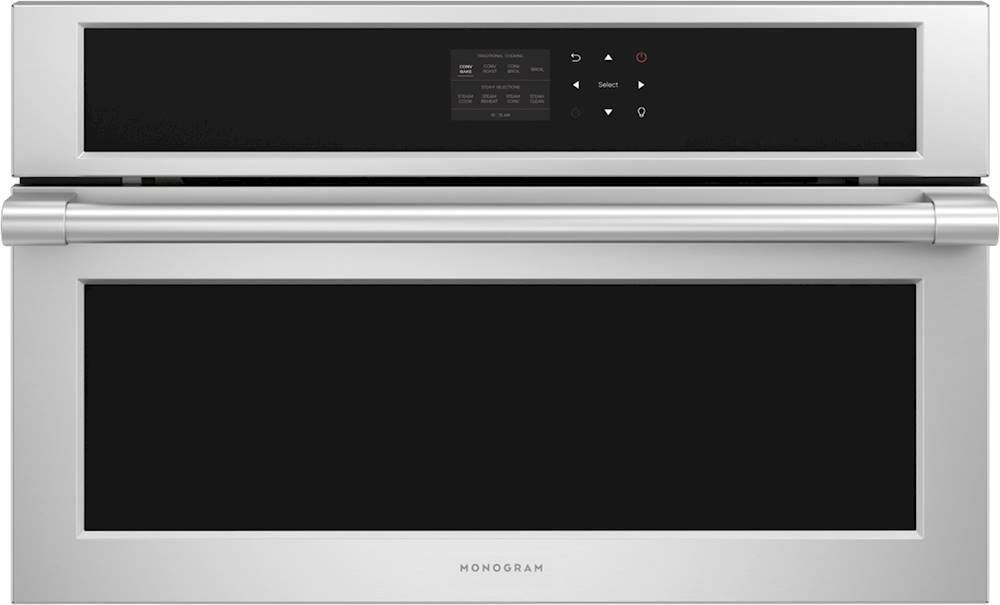 Monogram - Statement Collection 30" Built-In Single Electric Convection Steam Wall Oven - Stainless steel
