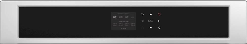 Alt View 1. Monogram - Statement Collection 30" Built-In Single Electric Convection Steam Wall Oven - Stainless Steel.