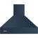 Front. Viking - Professional 5 Series 42" Externally Vented Range Hood - Slate Blue.