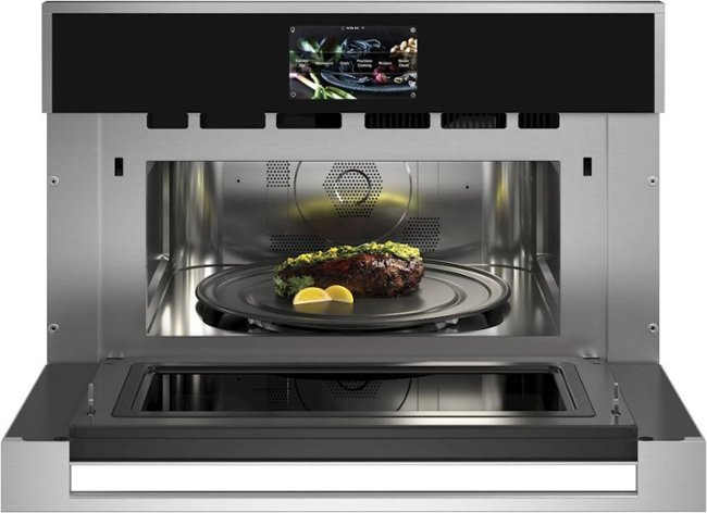 Monogram - 30" Built-In Single Electric Wall Oven with Sensor Cooking and Advantium Speedcook Technology - Stainless Steel_2