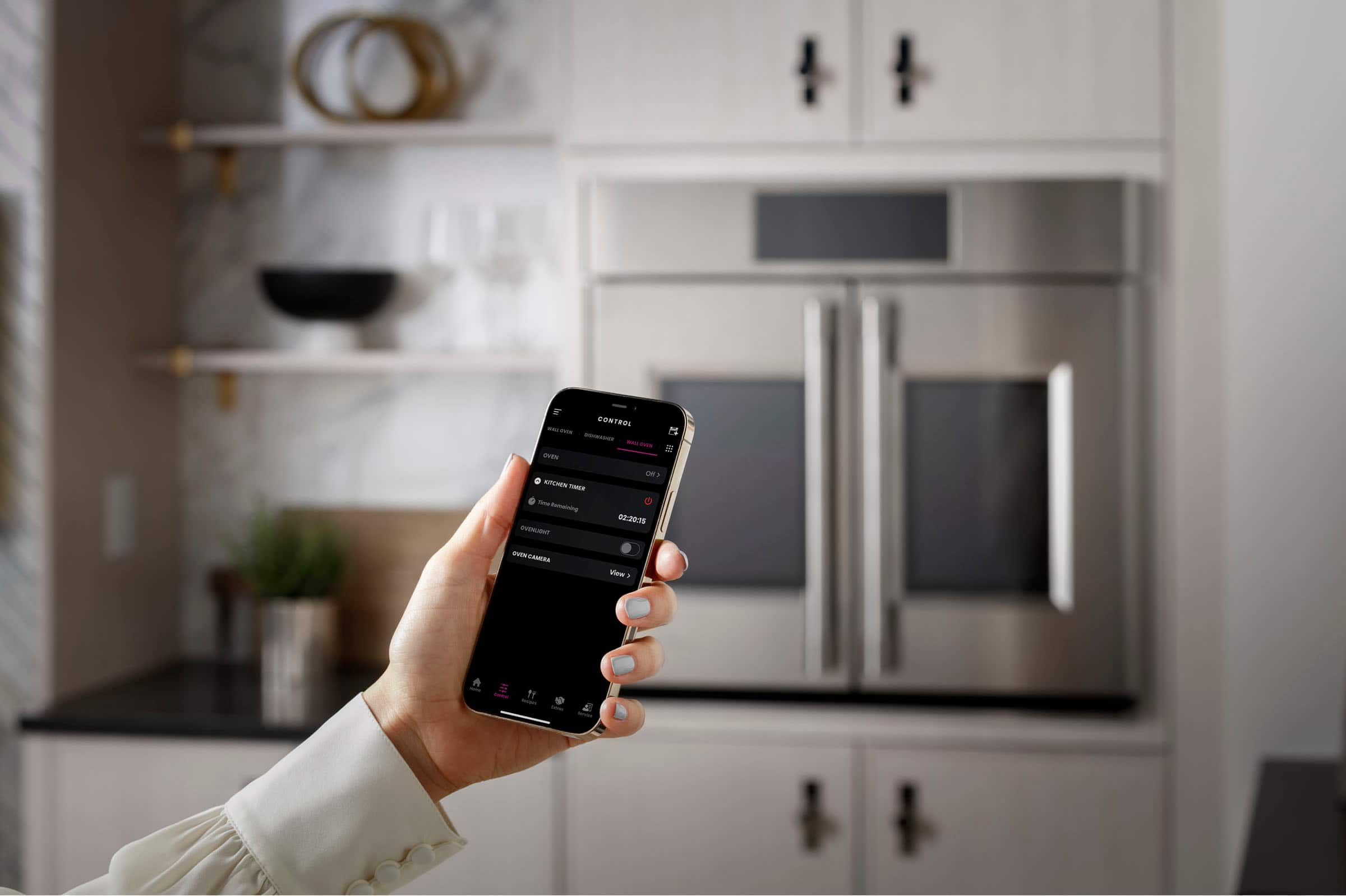 Alt View 37. Monogram - 30" Built-In Single Electric Convection Wall Oven - Stainless Steel.