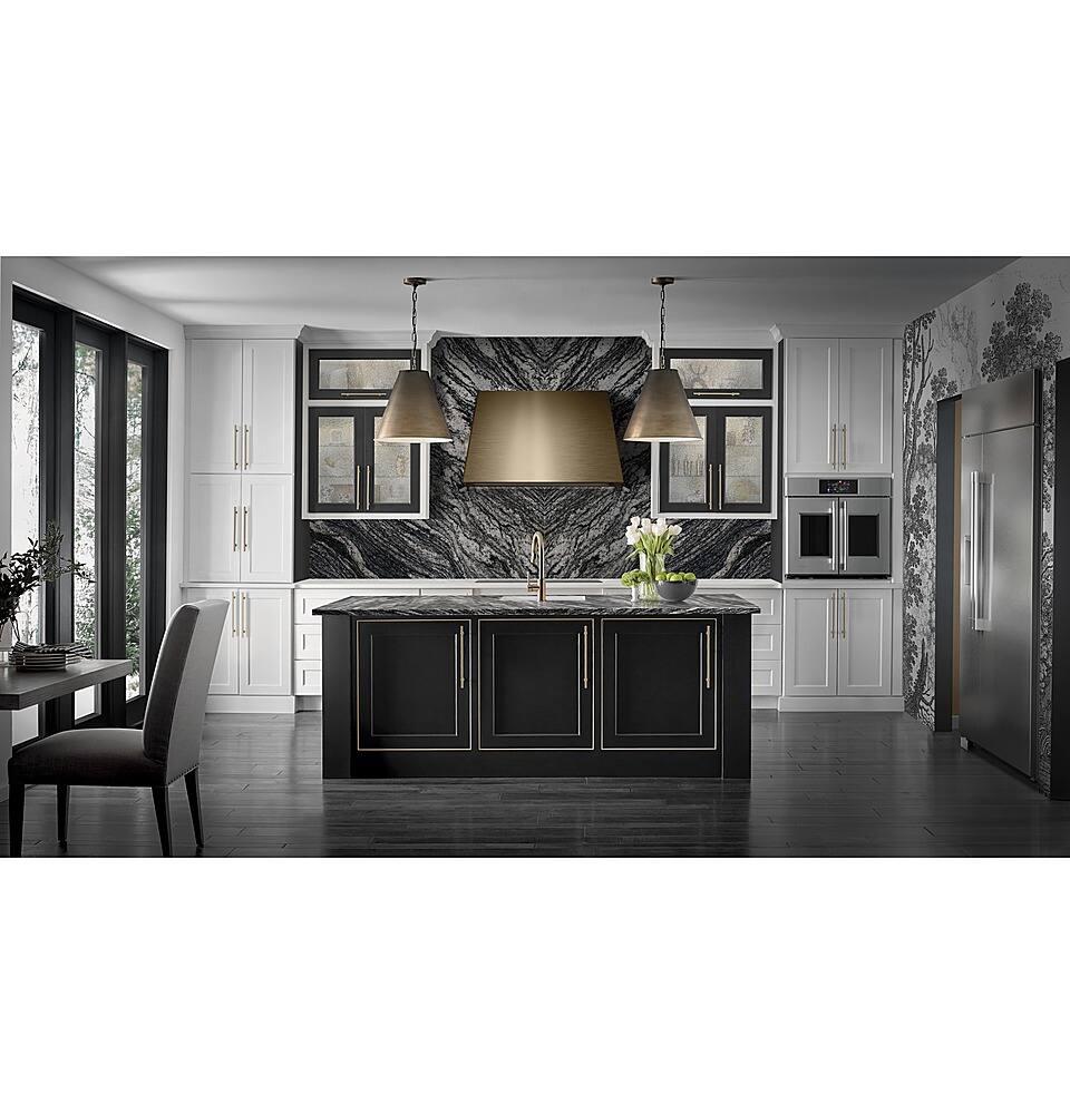 Alt View 27. Monogram - 30" Built-In Single Electric Convection Wall Oven - Stainless Steel.