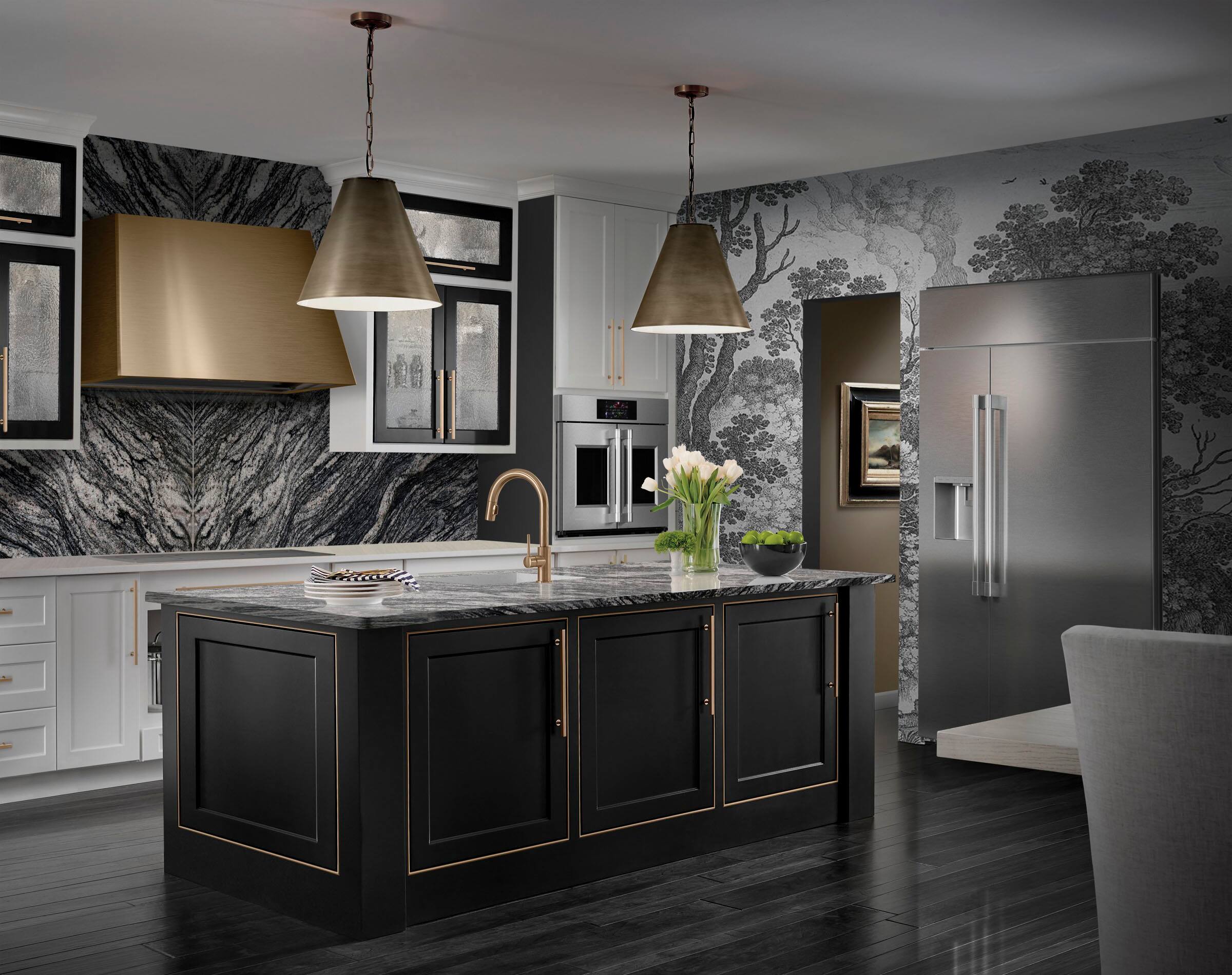 Alt View 40. Monogram - 30" Built-In Single Electric Convection Wall Oven - Stainless Steel.