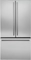 Front Zoom. Monogram - 23.1 Cu. Ft. French Door Counter-Depth Refrigerator - Stainless steel.