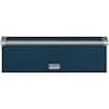 Front. Viking - Professional 5 Series 29" Warming Drawer - Slate Blue.