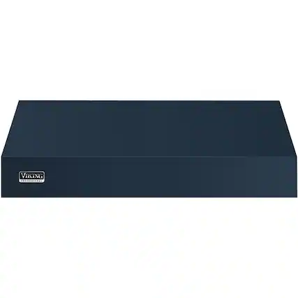 Front. Viking - Professional 5 Series 30" Convertible Range Hood - Slate Blue.