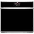 Monogram - 30" Built-In Single Electric Convection Wall Oven with Precision Cooking and LCD Controls - Stainless Steel