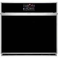 Monogram - 30" Built-In Single Electric Convection Wall Oven with Precision Cooking and LCD Controls - Stainless Steel - Front_Zoom