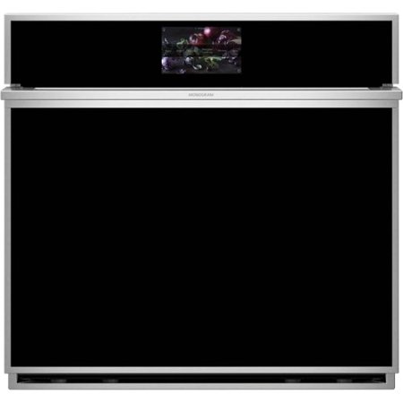 Monogram - 30" Built-In Single Electric Convection Wall Oven - Stainless Steel