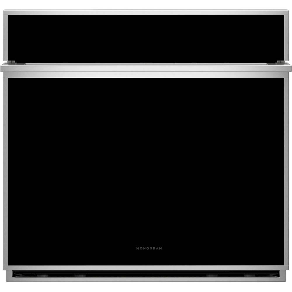 Alt View 12. Monogram - 30" Built-In Single Electric Convection Wall Oven - Stainless Steel.