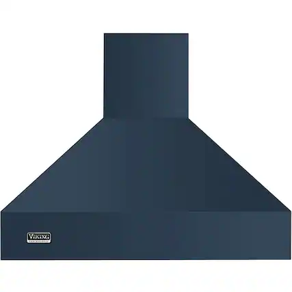 Front. Viking - Professional 5 Series 30" Externally Vented Range Hood - Slate Blue.