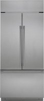Monogram - 20.8 Cu. Ft. French Door Built-In Refrigerator with Water Filtration - Stainless steel - Front_Zoom