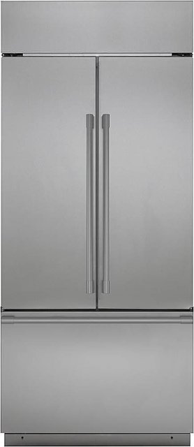Monogram 20 8 Cu Ft French Door Built In Refrigerator With Water Filtration Stainless Steel Zips360nnss Best Buy