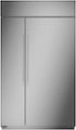 Front Zoom. Monogram - 29.5 Cu. Ft. Side-by-Side Built-In Refrigerator with Water Filtration - Stainless steel.