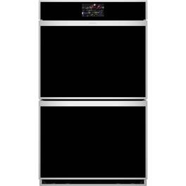 Monogram - 30" Built-In Double Electric Convection Wall Oven with No-Preheat Air Fry and Voice Control - Stainless Steel
