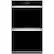 Front. Monogram - 30" Built-In Double Electric Convection Wall Oven - Stainless Steel.