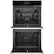 Alt View 11. Monogram - 30" Built-In Double Electric Convection Wall Oven - Stainless Steel.