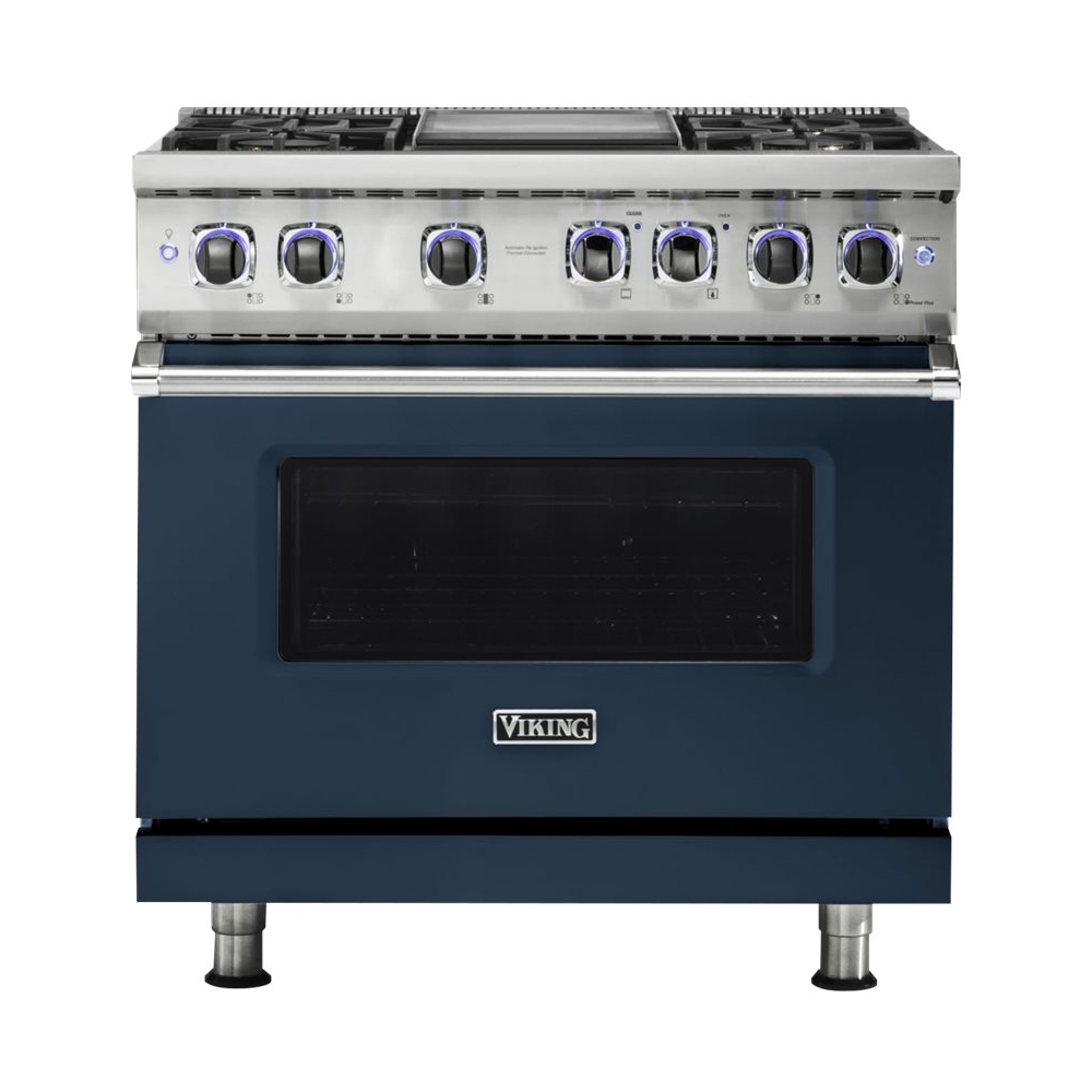 Viking VDR7366BSSLP 36 Inch Pro-Style Dual-Fuel Range with 6 Viking  Elevation Sealed Burners, VariSimmers, Vari-Speed Dual Flow Convection Oven,  Self-Clean and Infrared Broiler: Stainless Steel, Liquid Propane