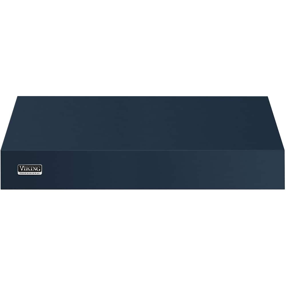 Front. Viking - Professional 5 Series 36" Convertible Range Hood - Slate Blue.