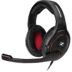 Front Zoom. Sennheiser - G4ME ONE - Open Air PC Gaming Headset - Black.
