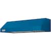 Front. Viking - Professional 30" Convertible Range Hood - Alluvial Blue.